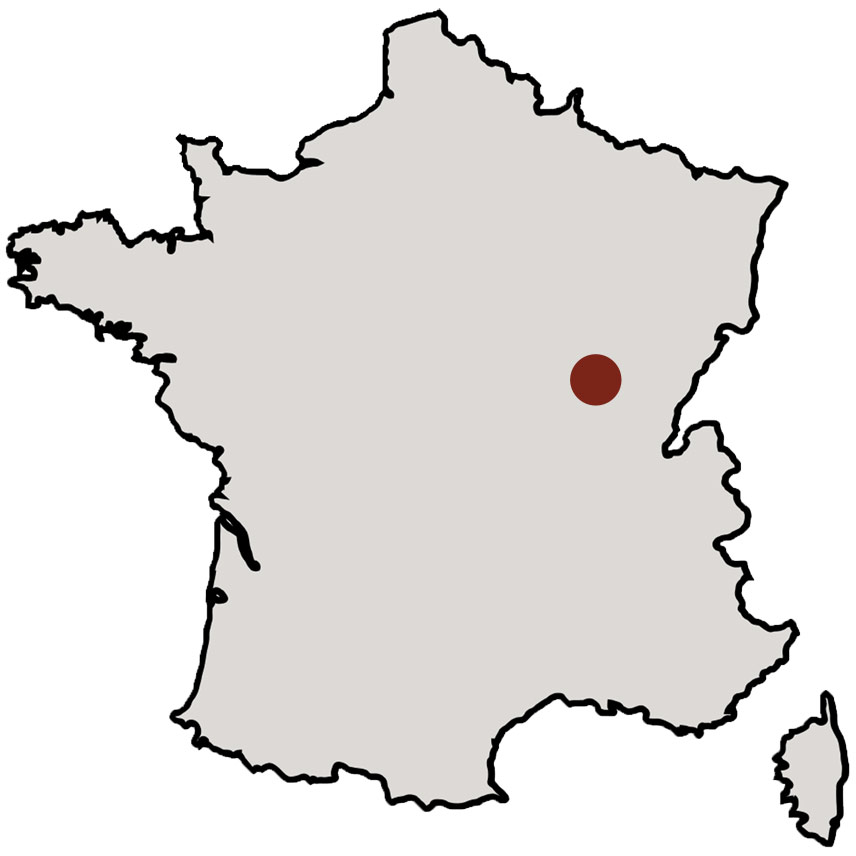 Bourgogne map